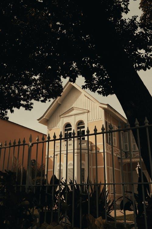 Residential fencing in Cherry Hill, NJ, around a Victorian-style home.