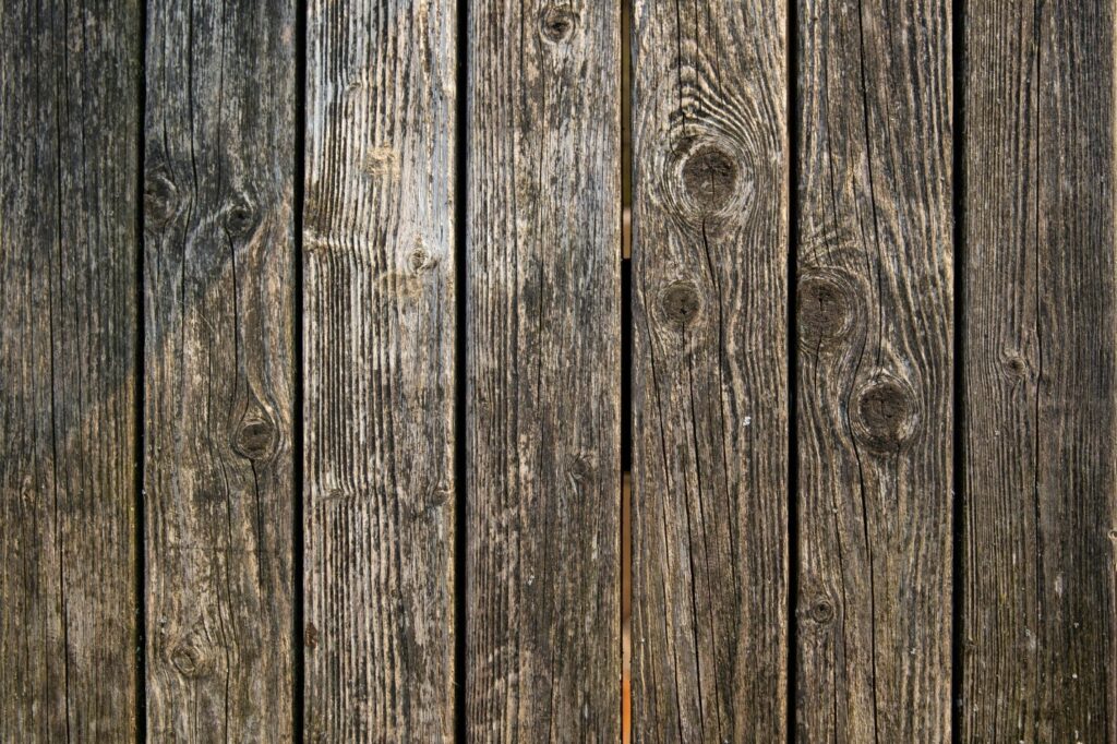 A wooden fence